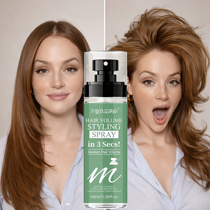 Hair Volumizing Spray 100ml Oil-Free Texturizing Instant Lift & Hold, Non-Irritating Styling Spray for Fine Flat Hair
