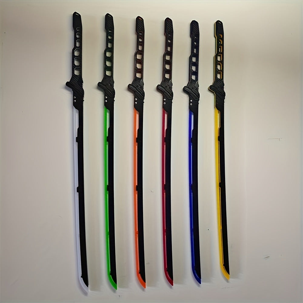 LED Cyberpunk Katana Prop 80cm Acrylic Luminous with the Listed Color, Size or Set Options for Everyday Use