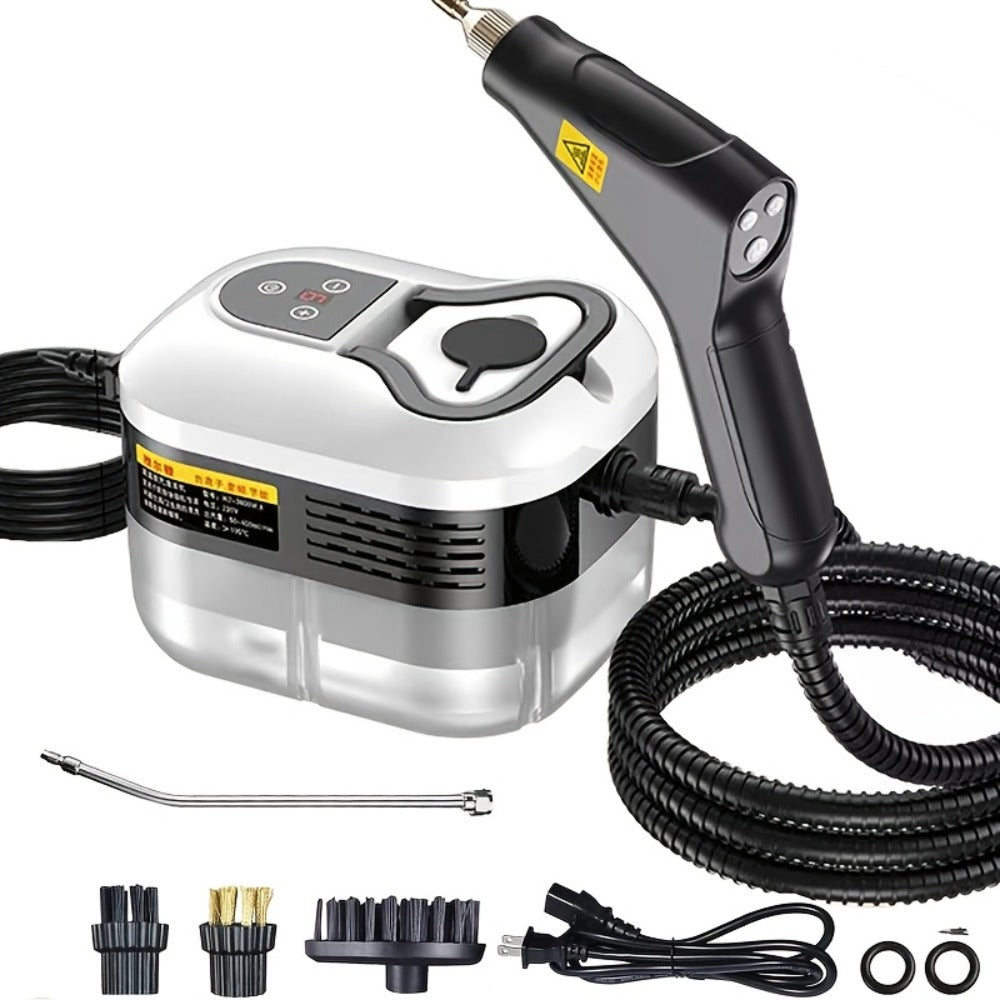 High Temperature Steam Cleaner Handheld Carpet Cleaner High Pressure for Kitchen Grease Sofa Air Conditioner Washing Machine Tile Grout Easy
