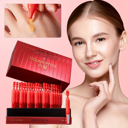 Face Serum Mercilen Red Ginseng 6-Peptide Collagen Ampoule Box with 30 Individually Packed Portions