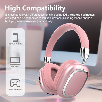 B35 Over-Ear Headphones with Bluetooth 5.3, 40mm Drivers, 90-Degree Rotating Earcups and Five Color or Storage Sets