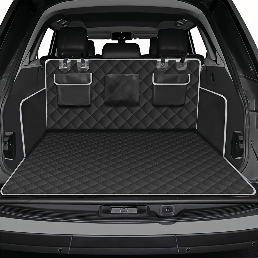 Car Trunk Mat with Storage Bag, Anti-Slip Pet Cargo Pad & Vehicle Trunk Protection Liner, Waterproof Non-Slip Bottom