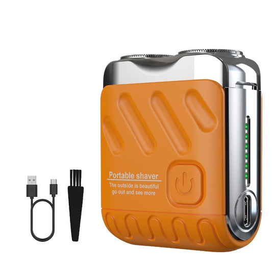 Electric Shaver Mini Dual Floating Blade with USB Charging and Select Waterproof or Digital Display Options