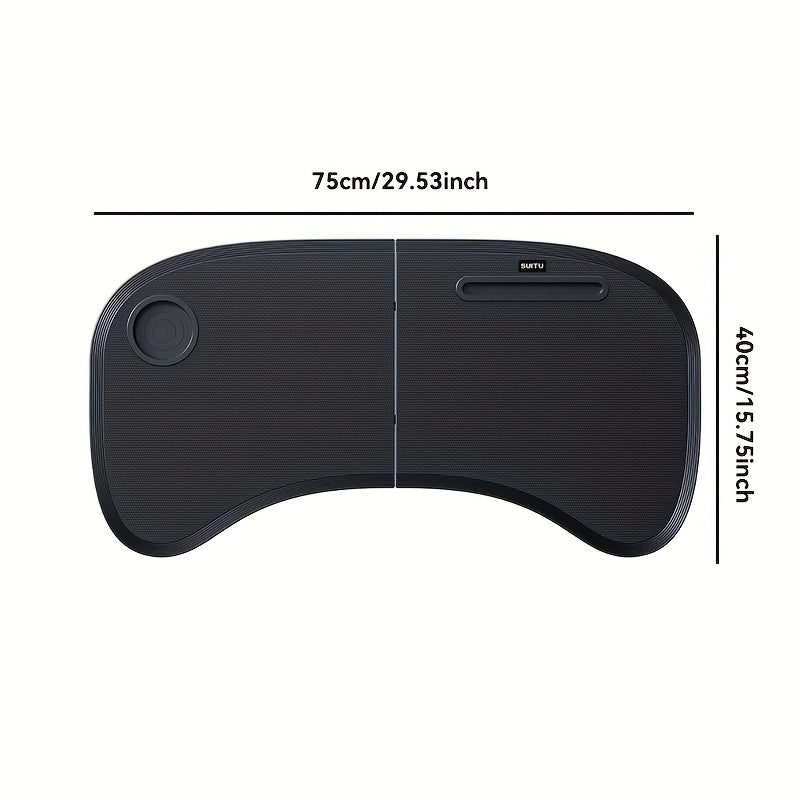 Car Laptop Desk Foldable – Portable Steering Wheel Tray Table | Multi-Function Work & Dining Surface for Car