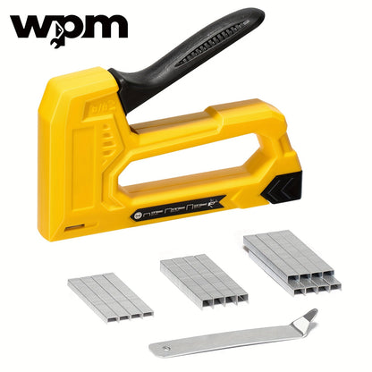 Staple Gun with Staples 1600pcs, Light Duty Upholstery Staple Gun Kit with JT21 Staples 1/4 5/16 3/8 inch & Staple Remover
