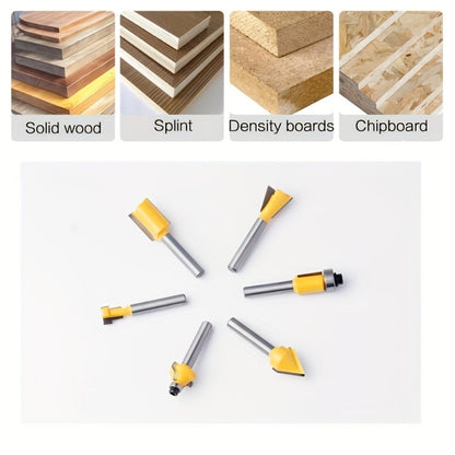 Carbide Router Bit Set 15 100PCS 1/4 Inch Shank Multi-Purpose Milling Carving Bits for Wood Fine Routing Engraving Professional Beginner
