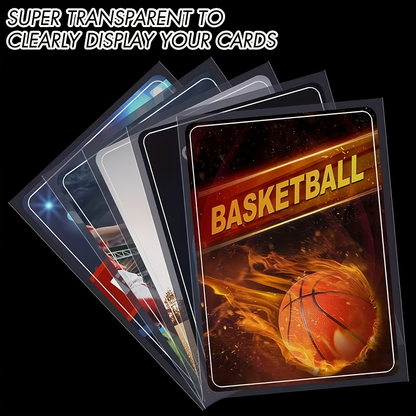 5000-Count Trading Card Storage Sleeve Pack with Clear Top-Loading Format for 35PT Card Holders