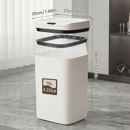 Motion Sensor Trash Can Touchless, Smart Hands-Free Trash Bin with Sealing Lid & Odor-Blocking Technology