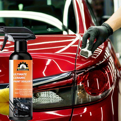 Nano Ceramic Paint Sealant 200ml – Car Ceramic Coating, Paint Restorer & Polish for Long-Lasting Gloss and Paint Protection