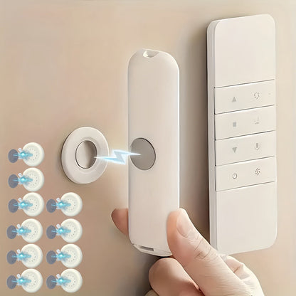 Magnetic Wall Hook Set with No-Hole Installation and 6, 12 or 20-Piece Options for Home, Office, Kitchen or Bathroom