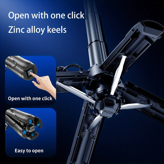 16-Inch Selfie Stick Tripod with One-Click Folding Grip, Rotating Clamp, Remote and Two Colors