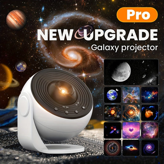 Galaxy Earth Projector Lamp 4K HD with 13 Film Cards Globe Night Light Projector for Bedroom for Entryways, Bedrooms and Living Spaces