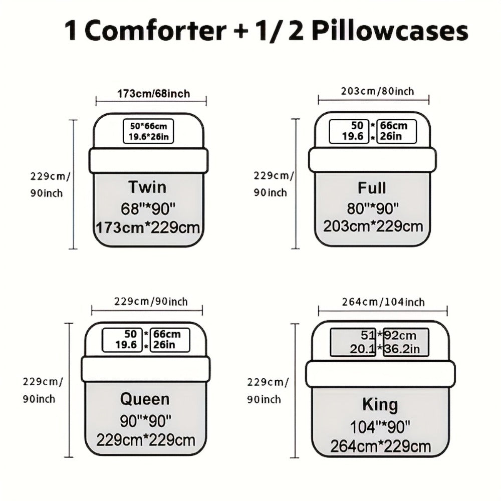 Coin-Pattern Quilted Coverlet Set with Pillowcases, Twin to King Sizes and Ten Color Choices