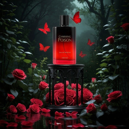 Women's Perfume Love Encounter Eau de Parfum with Romantic Floral Fragrance Profile in a Red Bottle