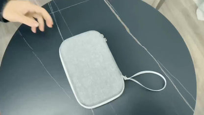 EVA Hard Shell Storage Bag Multi-Compartment Travel Case for Facial Steamer Nebulizer Humidifier Pore Vacuum Cleaner