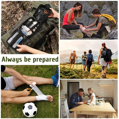 142-Piece Emergency Survival Kit with MOLLE System – Outdoor Gear Set with Axe, Folding Shovel, Knife & Lantern for Camping, Hiking