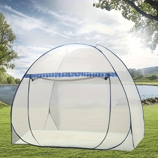 Mosquito Net for Bed Pop Up Bed Canopy 360° Protection Portable Foldable Yurt Mosquito Net for Garden, Yard and Pest Management