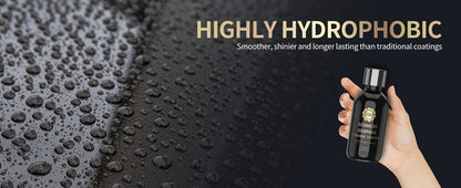 Graphene Ceramic Coating Kit 70ml – 20H Ultra High Gloss Car Paint Protection, 10+ Year Long-Lasting Shield