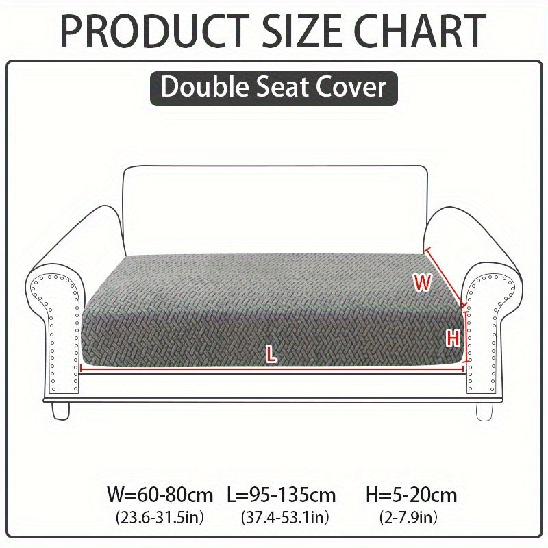 Sofa Cover Sectional Panel Options for Single to 4 Seats, Chaise, Armrest Pair or Backrest in Five Colors