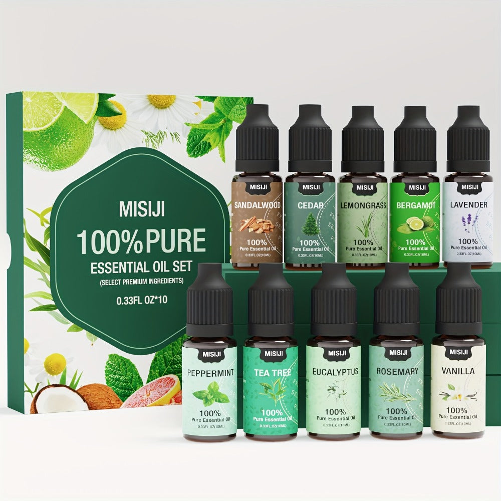 Essential Oils Set for Diffuser, Rosemary Aromatherapy Scented Oils for Home Air Freshening, Humidifier