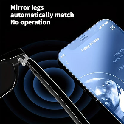 Anti-Blue Light Smart Audio Glasses Bluetooth 5.3 HiFi Open-Ear Wireless Calls Music Anti-UV Lens for an Everyday Personal Care Routine