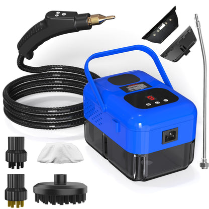 Steam Cleaner Handheld High Pressure Portable, Deep Clean for Kitchen Grease Range Hood Sofa Tile Grout Car AC Washing Machine