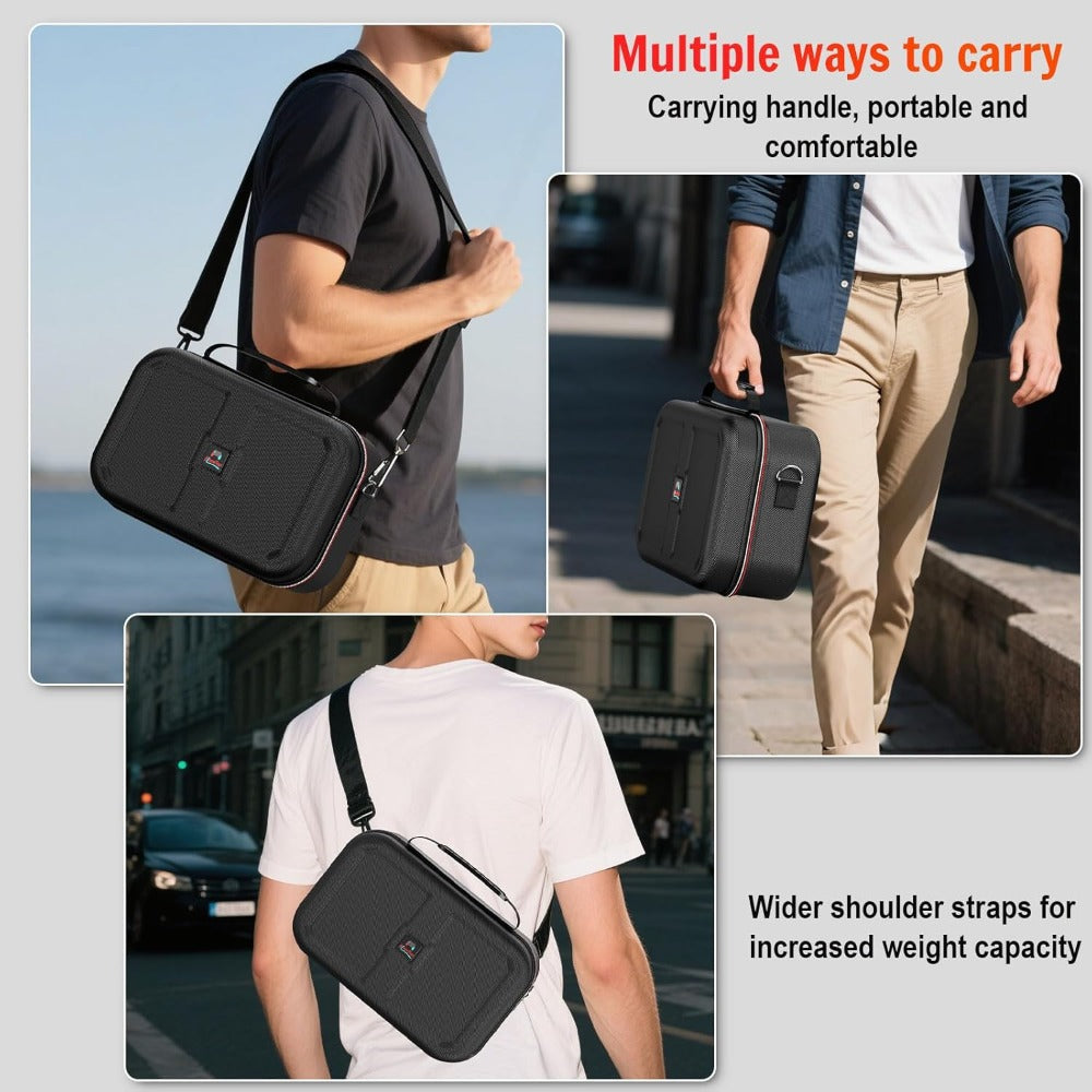 XL Carrying Case Compatible with Nintendo Switch 2, Card Slots, Accessory Compartments and Shoulder Strap