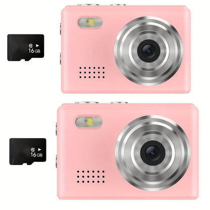 Keychain Mini Digital Camera 16X Zoom Autofocus & Shock-Proof, 2.8-Inch Screen Point-and-Shoot Cam for Travel & Vlog