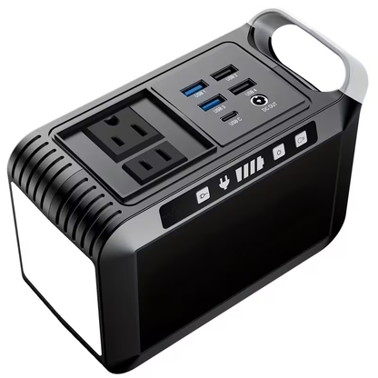 Portable Power Station 88/148/172Wh with AC Outlet 110V, Solar Generator for Camping, USB3.0 QC Fast Charge