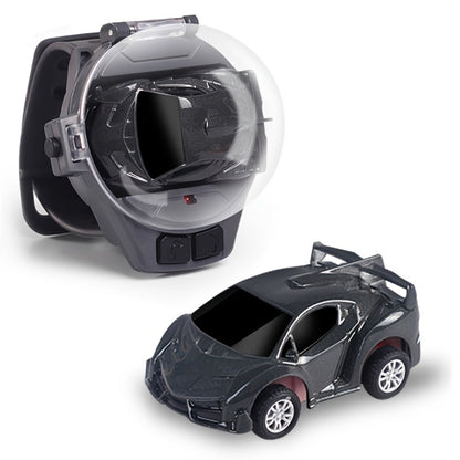 Alloy Metal RC Sports Car for Kids with Flashing LED Lights, 2.4GHz USB Rechargeable Push Button Remote Control Toy Car