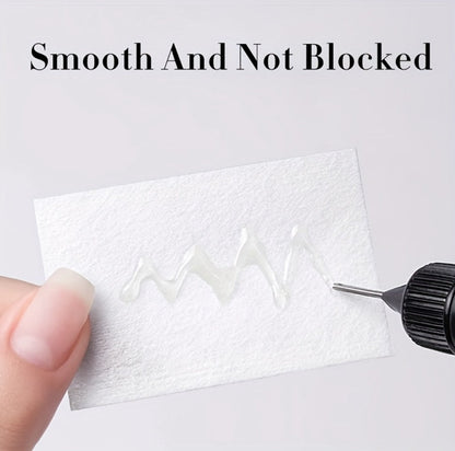 Nail Rhinestone Adhesive Gel 2pcs 0.34oz Clear Sticky Glue for 3D Nail Art Gems Charms Crystals Drill Jewelry