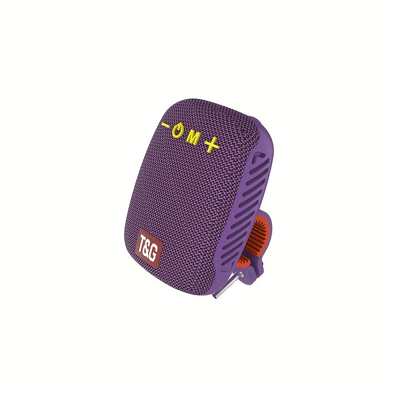 T&G 392 IPX5 Cycling Bluetooth Speaker, Compact Outdoor Wireless Speaker with TWS Stereo, FM Radio