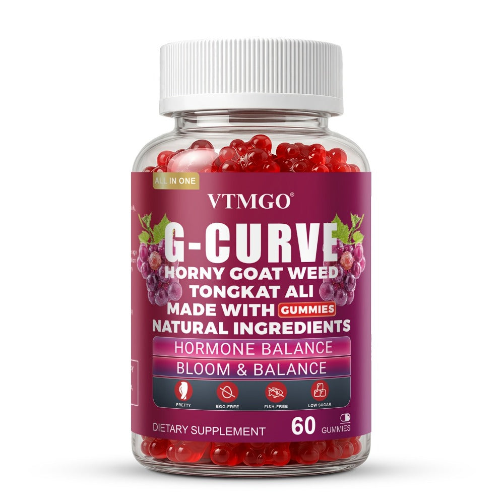 Women's Curve Enhancement Gummies with Maca Root Saw Palmetto Tribulus Terrestris L-Arginine