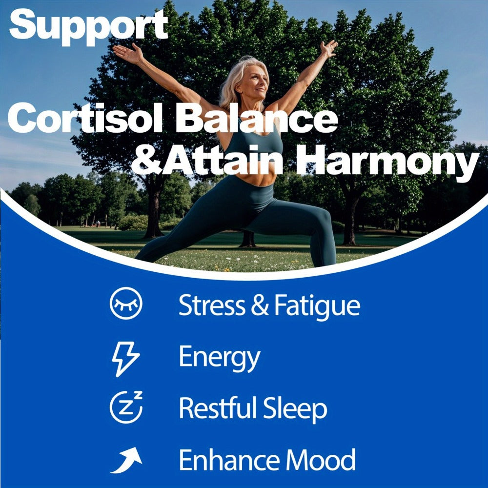 Ashwagandha Stress Supplement Capsules with Rhodiola Rosea L-Theanine & Magnesium for Bath Time, Home Spa and Personal Care