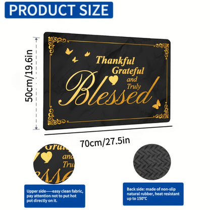Glass Cooktop Protector Cover Heat Resistant Scratch Proof Appliance Mat for Stove Oven for Entryways, Bedrooms and Living Spaces