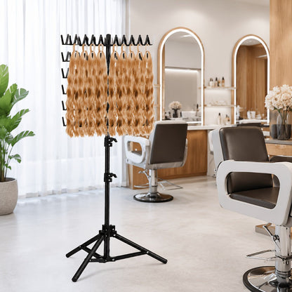 144 Peg Hair Extension Rack Freestanding Organizer with Divider Separator – Standing Braiding Hair Holder Display Stand for Salon Home