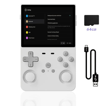 Handheld Game Console L35 with 3.5-Inch IPS HD Display, Open- Linux & 64GB/128GB Storage Options