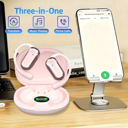 AI Translation Earbuds 144 Languages Real-Time Bluetooth 6.1 TWS Meeting Notes Noise Cancelling for an Everyday Personal Care Routine
