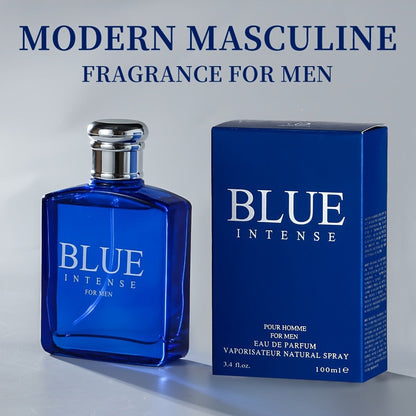 Men's Eau de Toilette Spray 3.4oz 100ml - Fresh Fruity Cologne with Cucumber Melon Orange EDT for Men Dates Daily Use Parties Gift