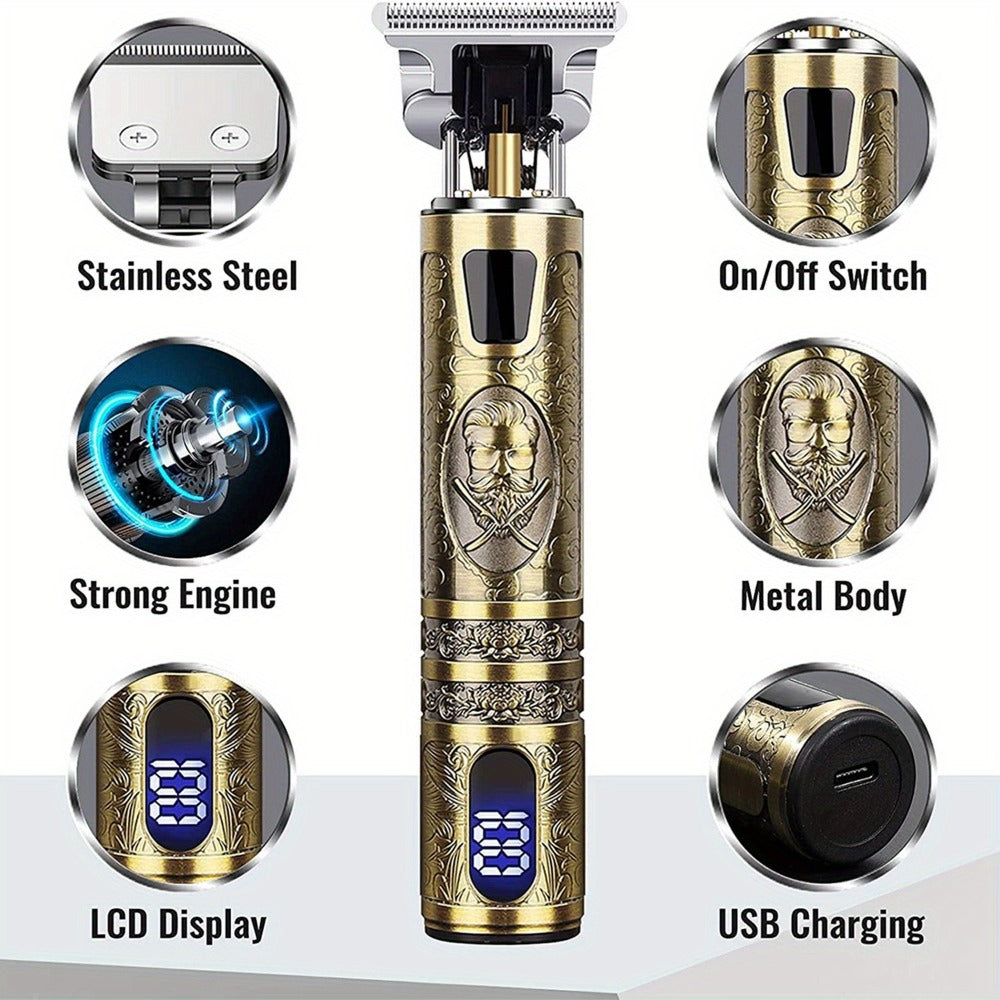 Vintage Bronze LCD Lighter - Novelty Antique Style Windproof Lighter with Dragon Skull Buddha for Entryways, Bedrooms and Living Spaces