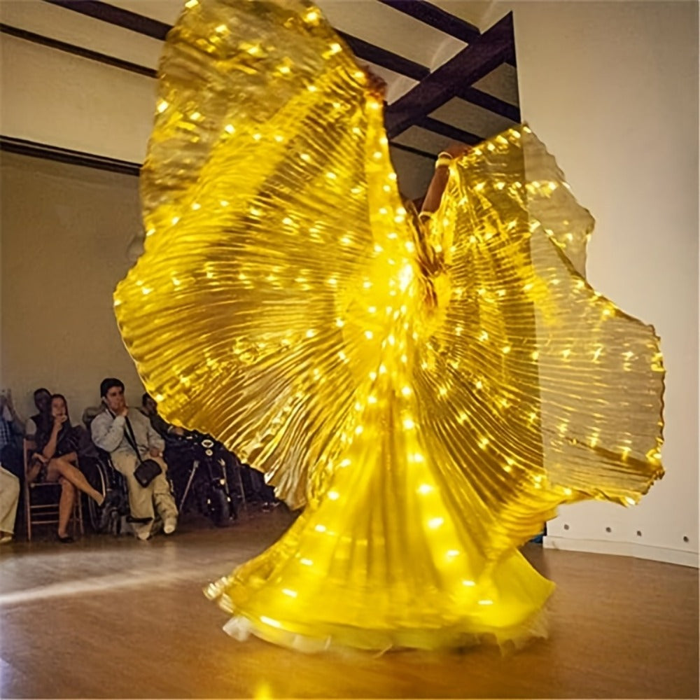 LED Feather Dance Costume Glowing Luminous with the Listed Color, Size or Set Options for Everyday Use