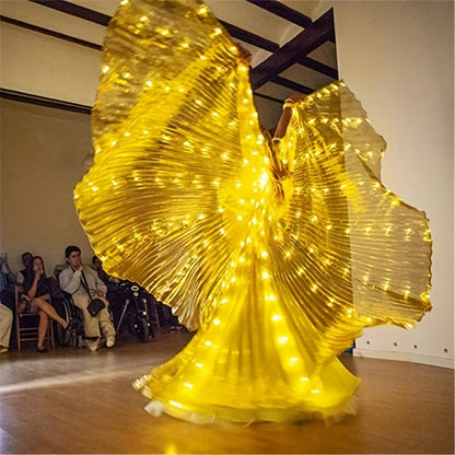 LED Feather Dance Costume Glowing Luminous with the Listed Color, Size or Set Options for Everyday Use