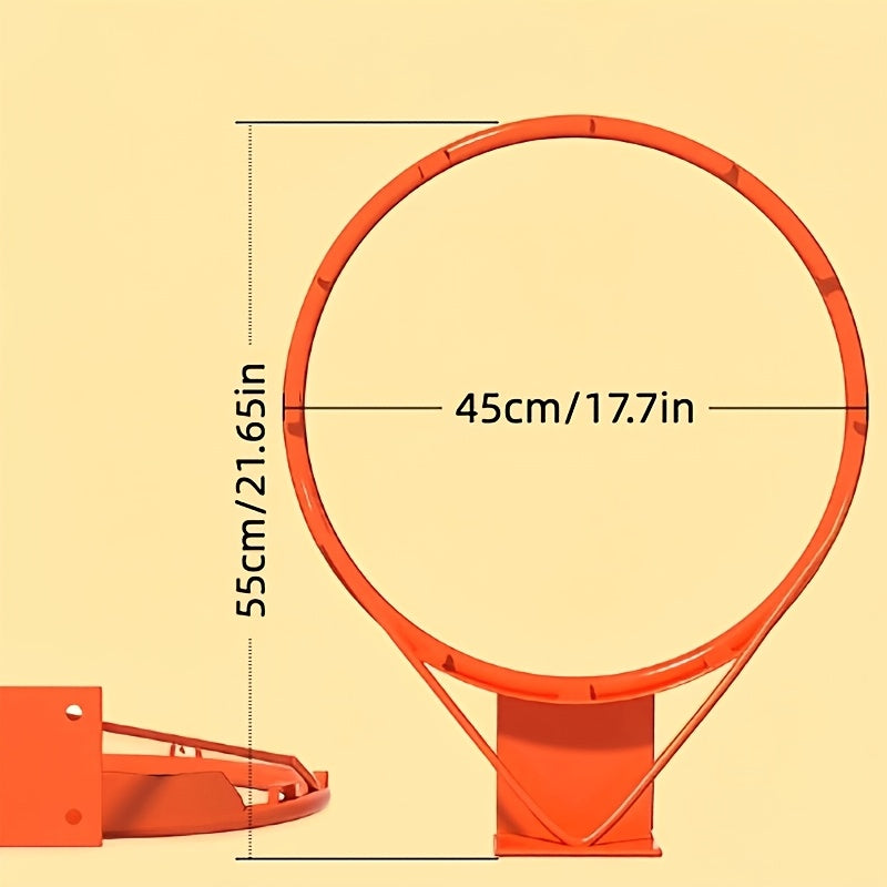 Drill-Free Basketball Hoop Wall Mount Outdoor Portable for Adults & Kids – No-Drill Easy Install Backboard with Accessories