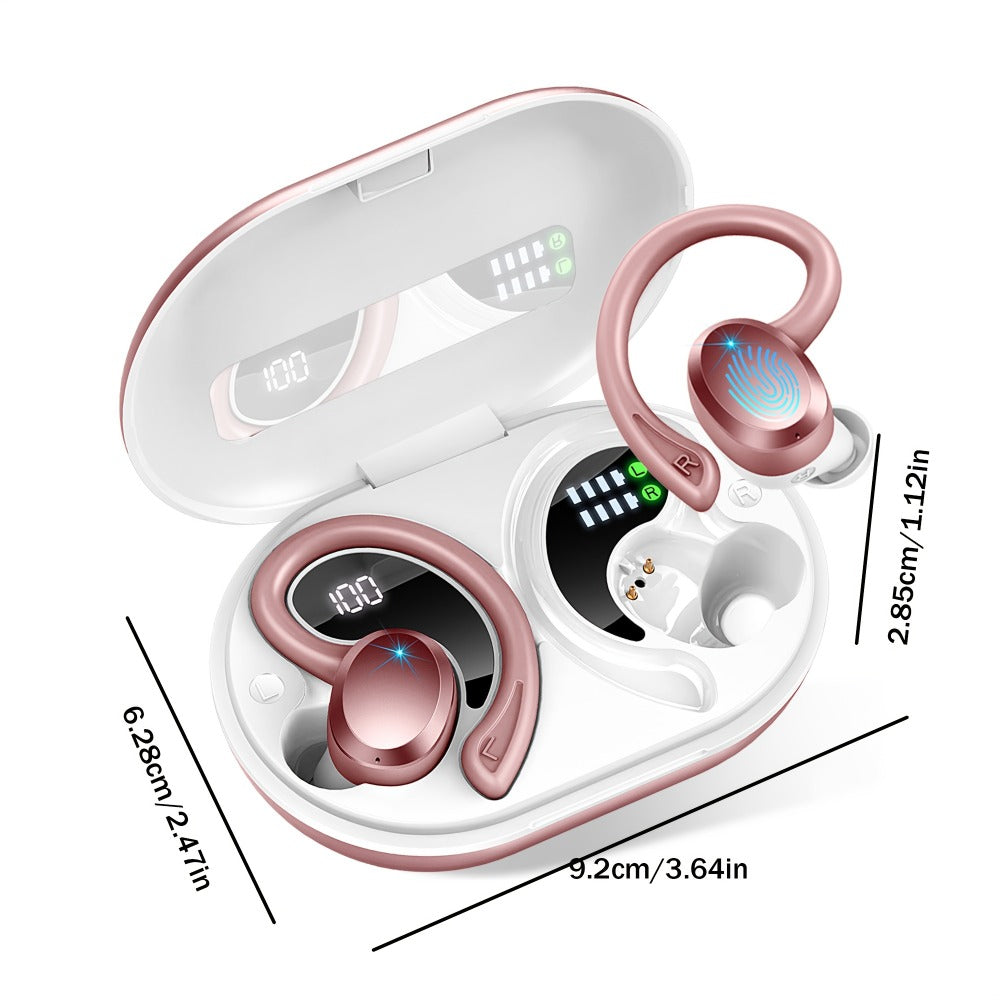 48H Wireless Sport Earbuds Q38 Bluetooth 5.3 with 14.2mm Driver Stereo Sound for an Everyday Personal Care Routine