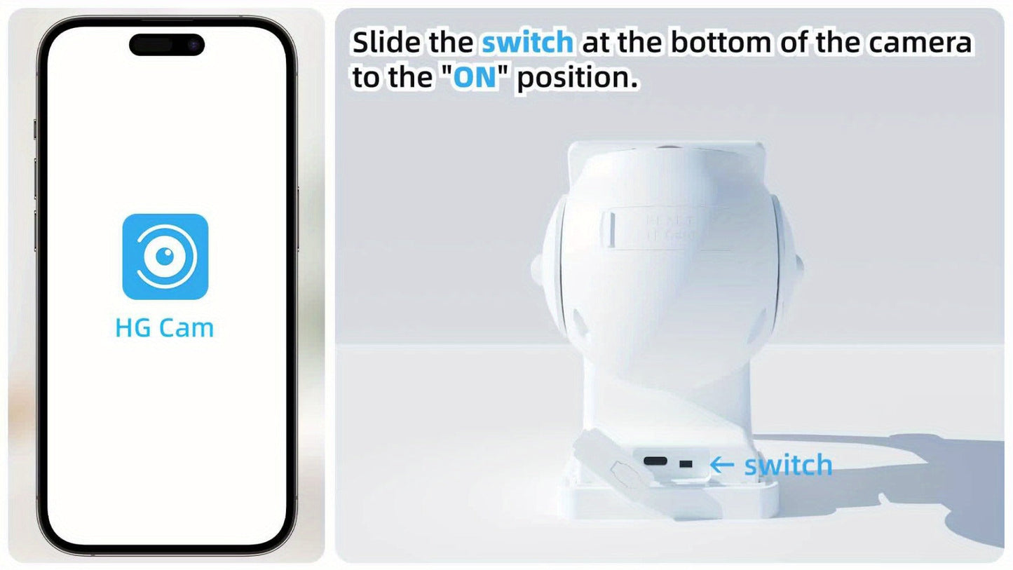 3MP Solar PTZ Outdoor Security Camera with 360-Degree Movement Label and One- or Four-Camera Options