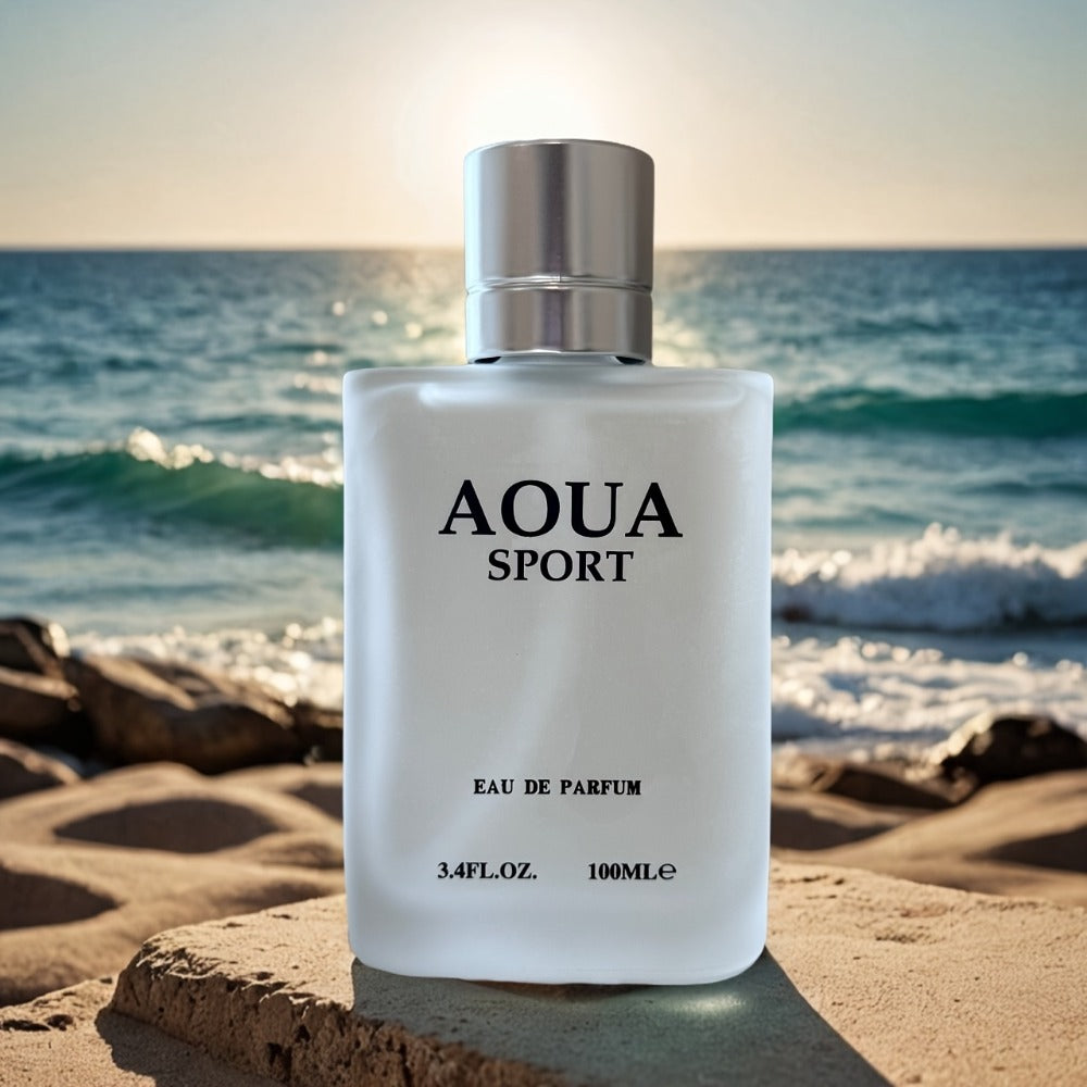 Men's Perfume AOUA Eau de Parfum Set of Three 3.4 oz Sprays with Jasmine, Lime and Neroli Notes