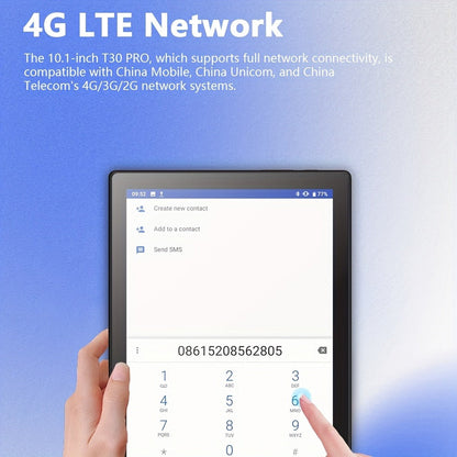 Android Tablet 10.1-Inch CRELANDER with Android 13, 4G LTE, Deca-Core CPU and 128GB Internal Storage