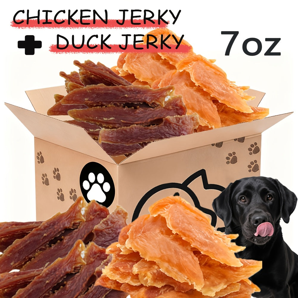 Duck Jerky Dog Treats Bundle High Protein Chews Grain Rawhide Free Daily Snacks for Small Medium Large Breeds Duck Lovers Dried Meat Bites