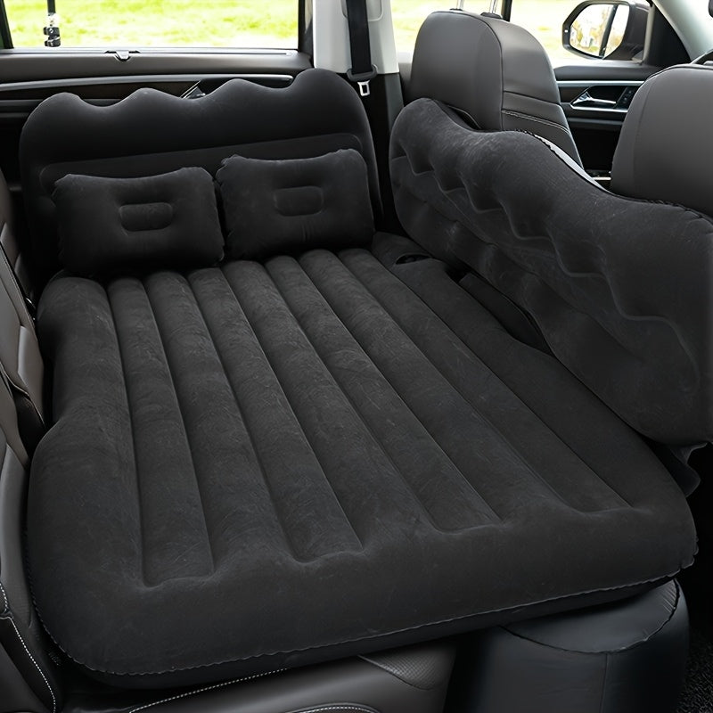 SUV Back-Seat Inflatable Mattress with Electric Pump, Storage Bag and Repair Kit in Four Colors