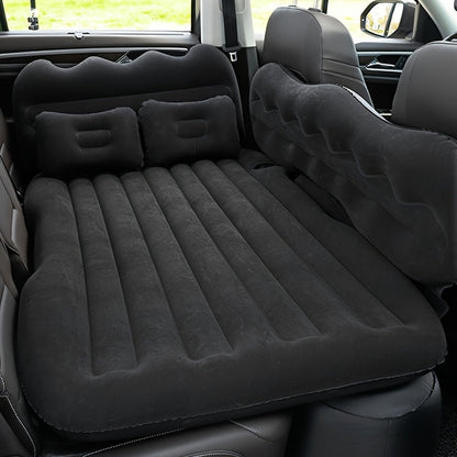 SUV Back-Seat Inflatable Mattress with Electric Pump, Storage Bag and Repair Kit in Four Colors